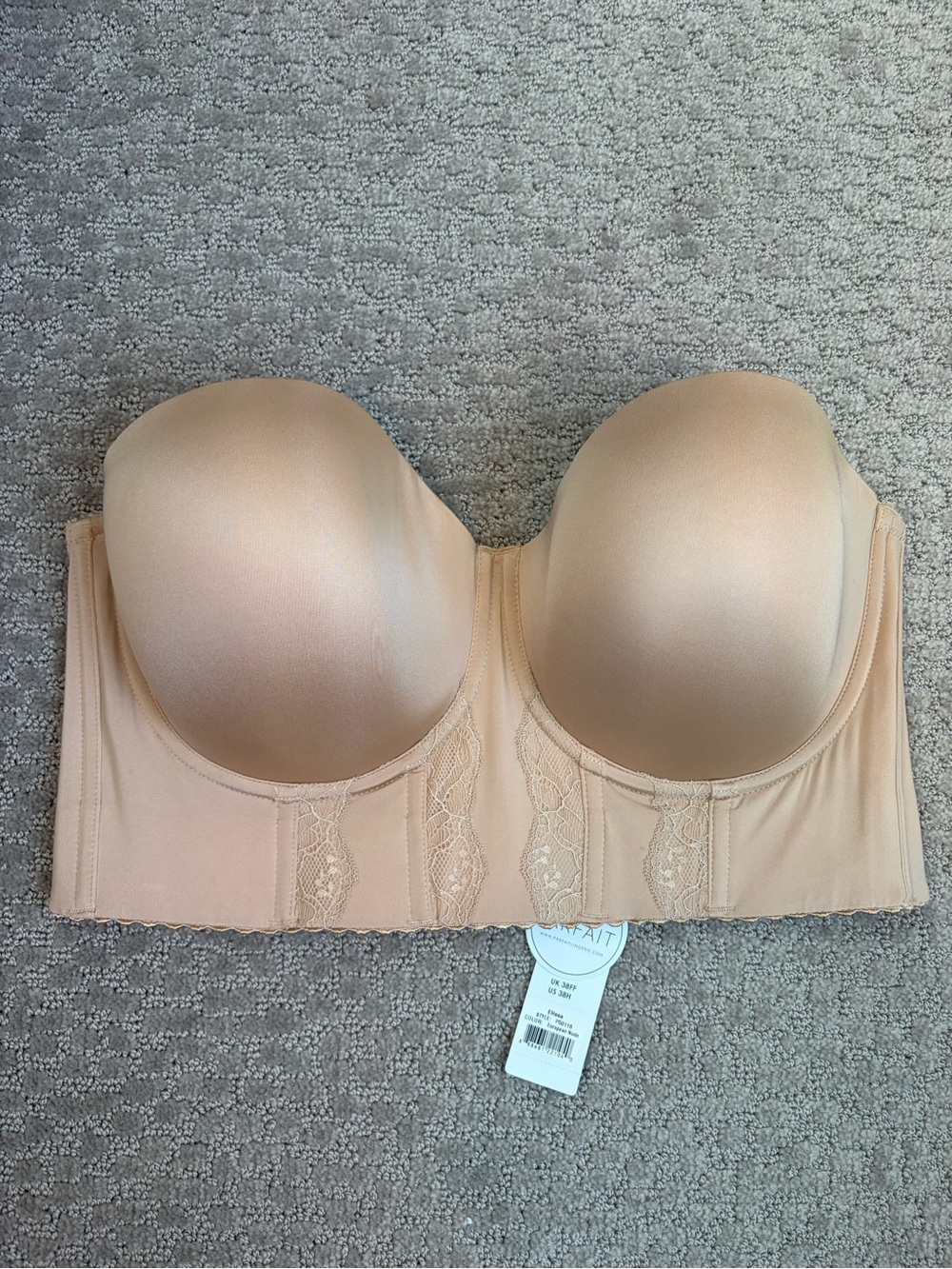 Parfait ELISSA FULL BUST LONGLINE STRAPLESS BRA - EUROPEAN NUDE